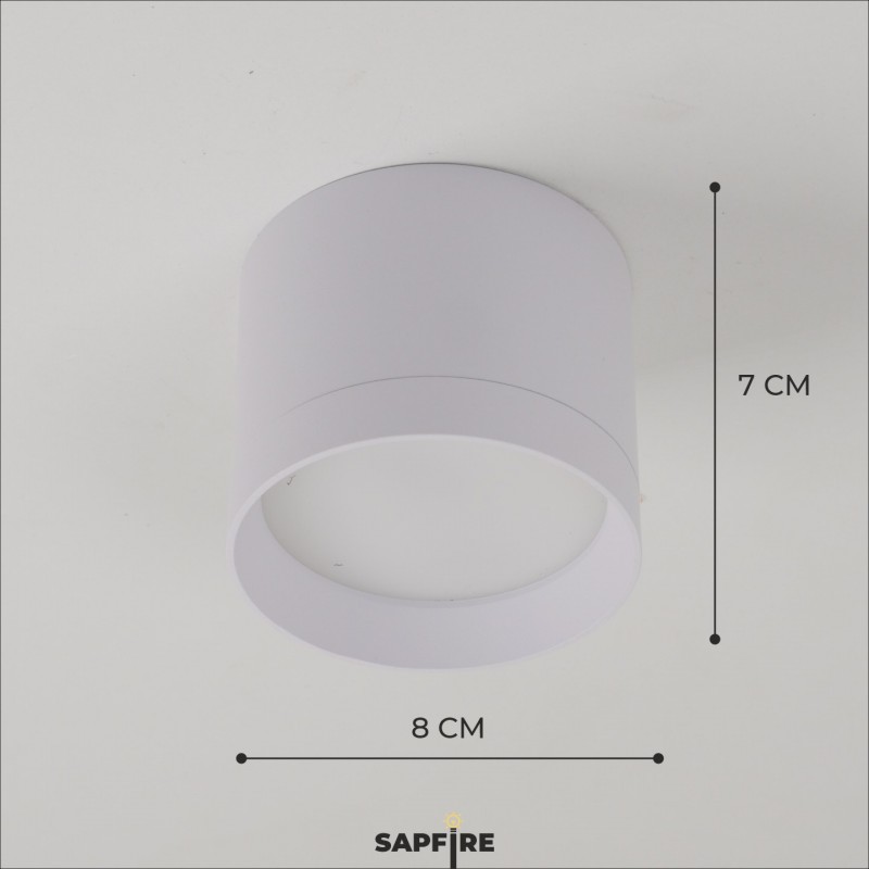 ***Светильник Elegant SPF-10274 WHITE/БЕЛЫЙ ` D80/H70/1/G53/12W без лампы 24-03 (1/50)