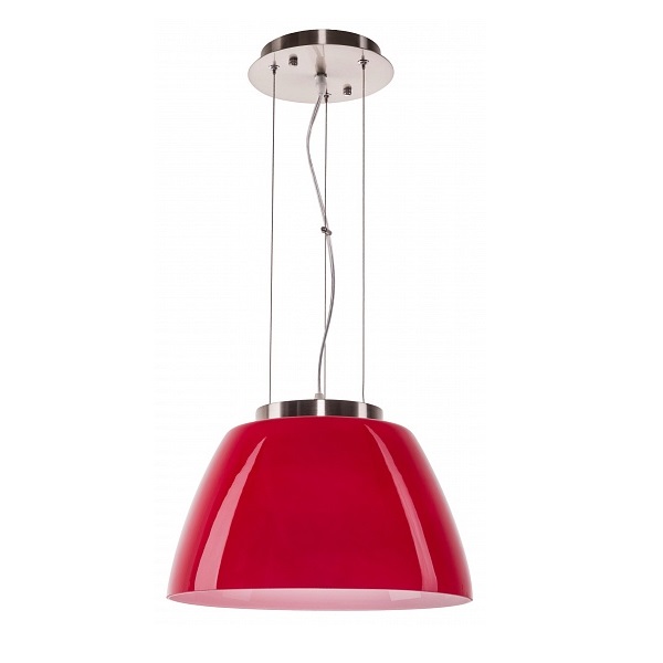 Cветильник Escada RSP Bonjo 376/1S D380/H1200/1/E27/40W Chrome/Red