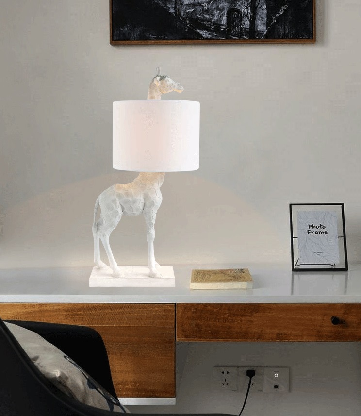 Светильник DZN-13693 БЕЛЫЙ + БЕЛЫЙ ` D280/H660/1/E27/10W/3000K GIRAFFE