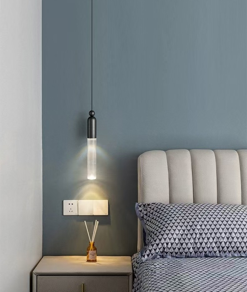 Светильник DZN-13704 ЧЕРНЫЙ ` D100/H470+1200/1/LED/5W/4000K GELIS