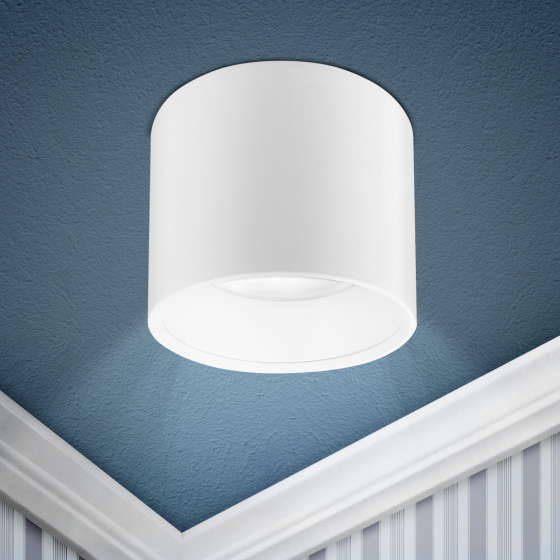 Светильник OL8 G53 WH Эра накладной под лампу алюминий, ,белый