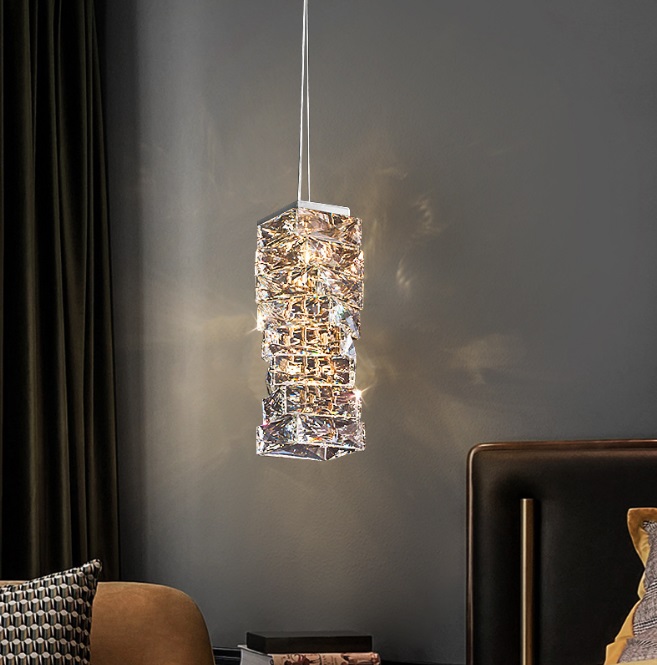 Светильник DZN-13719 РОМ ` D120*120/H270+1500/1/LED/12W/4000K POORE