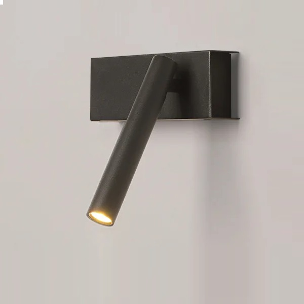 Светильник настенный ElegantLight DZN-13755 ЧЕРНЫЙ ` D150/H50/1/LED/5W/3000K ASFAR