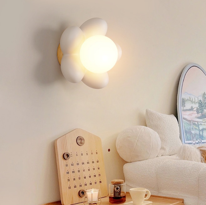 Светильник настенный ElegantLight DZN-13762 БЕЛЫЙ ` D180/H100/1/G9/10W PINK-TOY