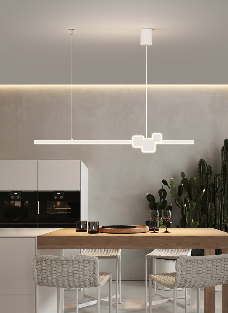 Светильник DZN3-1-01 WHITE / БЕЛЫЙ ` D1000*130/H1200/2/LED/32W/4500K