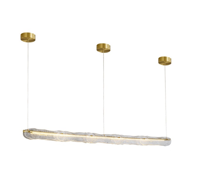 Светильник DZN-13799 ЗОЛОТАЯ БРОНЗА ` D1680*60/H1500/1/LED/.W/3000K высококачественное стекло ручной