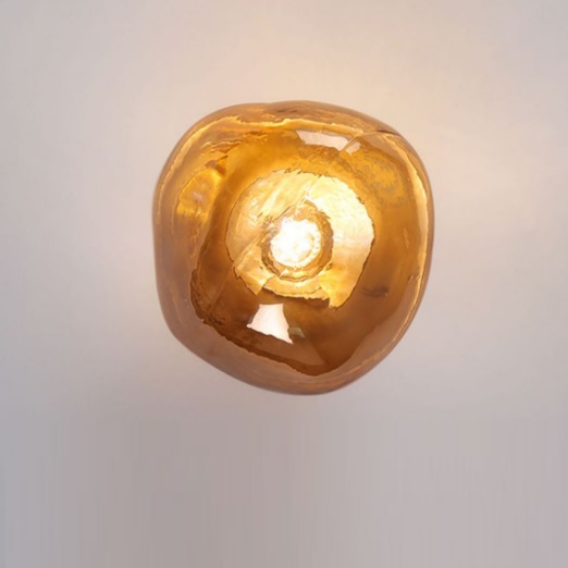 СветильникDZN-13807 ЯНТАРНЫЙ ` D150/H180/1/E27/40W