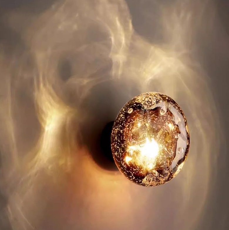 СветильникDZN-13810 ЧЕРНЫЙ + КОРИЧНЕВЫЙ ` D140/H100/1/LED/3W/3000K MYSTERY