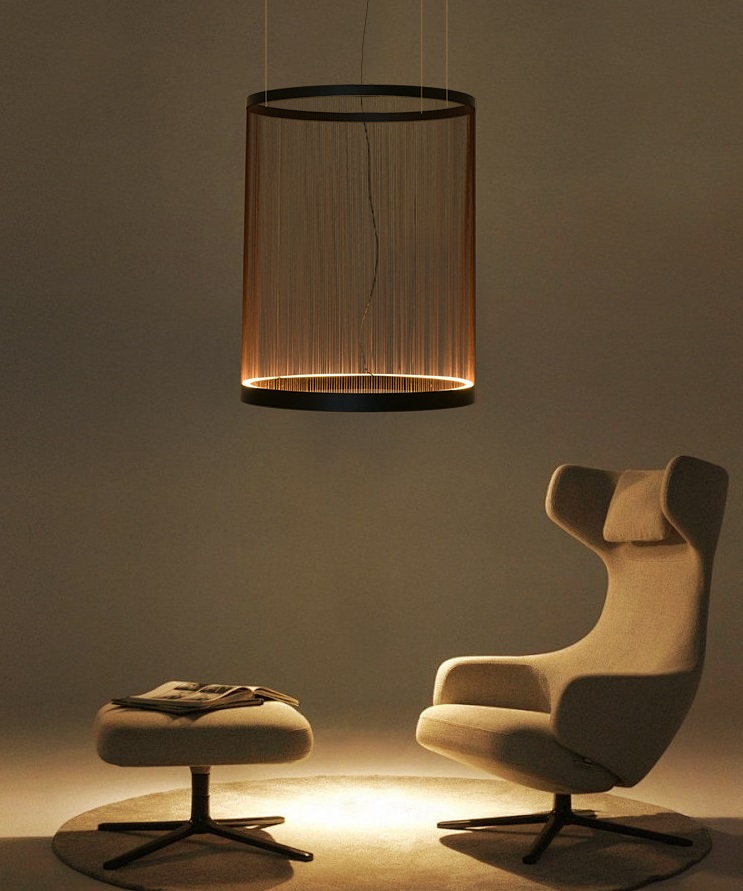 Светильник DZN-13829 ЧЕРНЫЙ ` D370/H730+1000/1/LED/3000K аналог ARREY