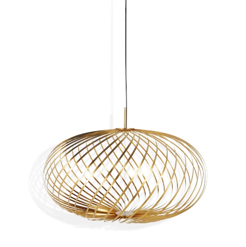 Светильник DZN-44752 ЗОЛОТО ` D560/H3000/2/LED/3000K SPRING PENDANT by Tom Dixon
