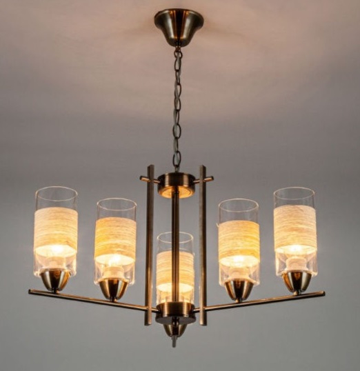 Светильник Escada 572/6 Antique Brass D610/H630/6/Е27/60W