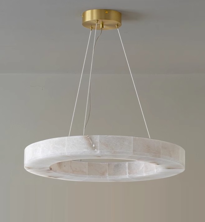 Светильник DZN-13860 БРОНЗА + МРАМОР ` D600/H70+1200/1/LED/30W UNIVERSE