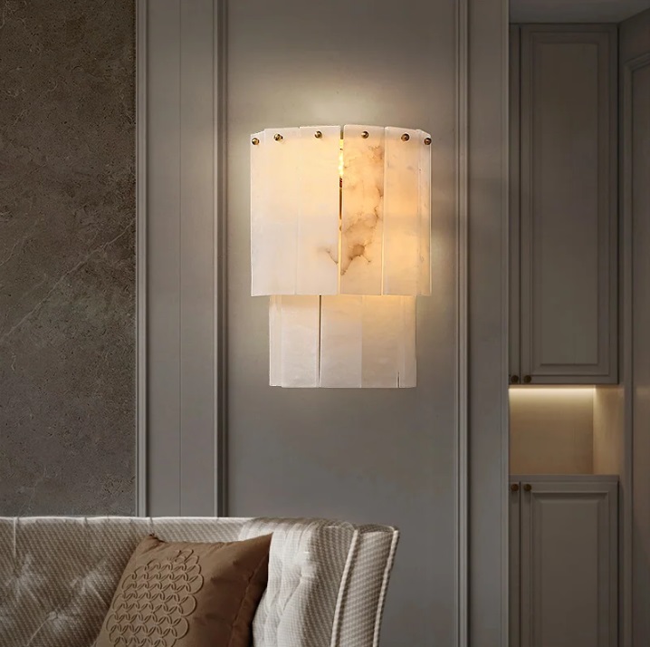 Светильник DZN-13866 БРОНЗА + МРАМОР ` L260*W160/H280/2/E14/40W UNIVERSE