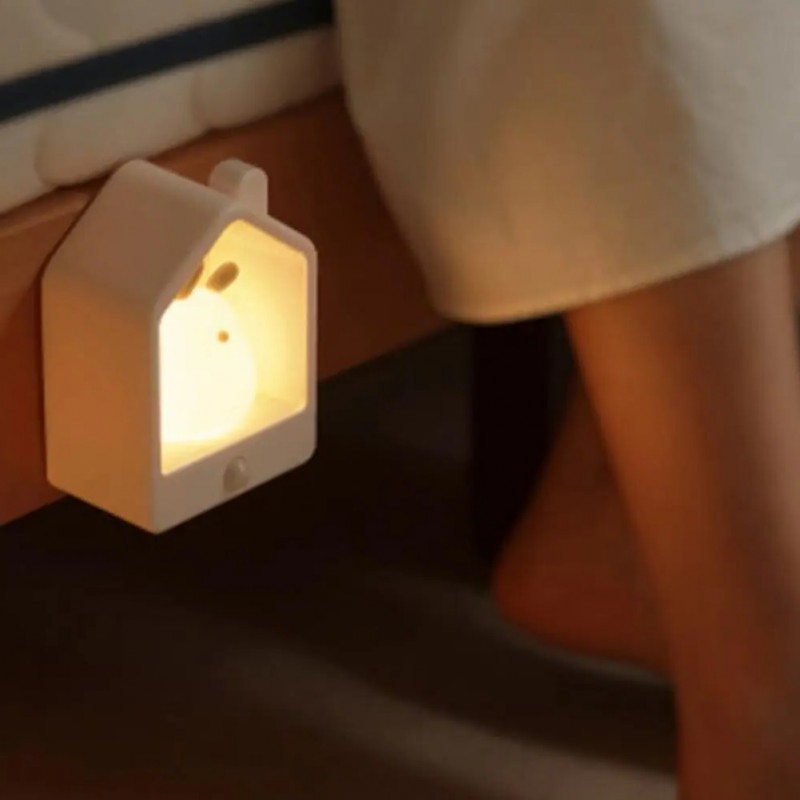 Светильник SPF-13040 БЕЛЫЙ ДОМИК ночник RABBIT 117*87*55mm 24-02