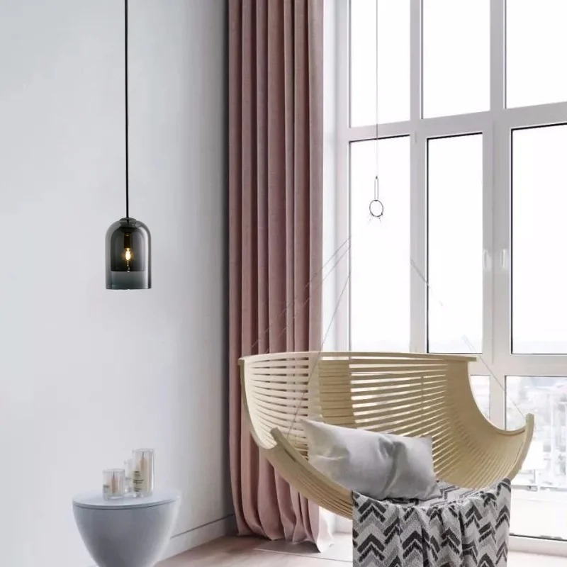 Светильник DZN1-4-98 SMOKE/ДЫМЧАТЫЙ ` D150/H220/1/E14/40W SMOKE 25-05