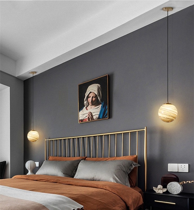 Светильник ElegantLight SPFD-13075 БРОНЗА/КОРИЧНЕВЫЙ D200/H1500/1/./40W