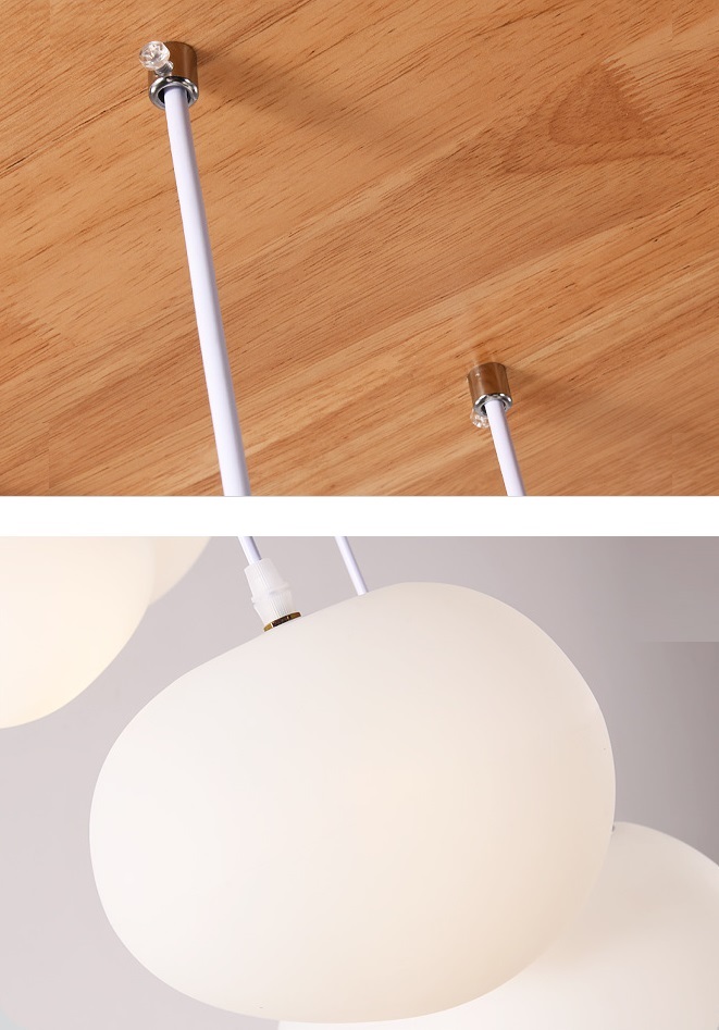 Светильник DZN-13077 БЕЛЫЙ WOOD D650/H2000/14/E27/7W белый провод OVAL