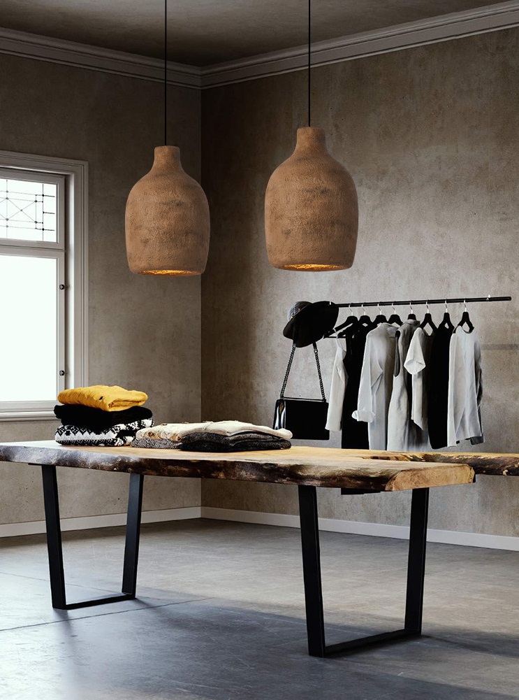 Светильник DZN-13105 КОРИЧНЕВЫЙ ` D300/H460+1500/1/E27/40W