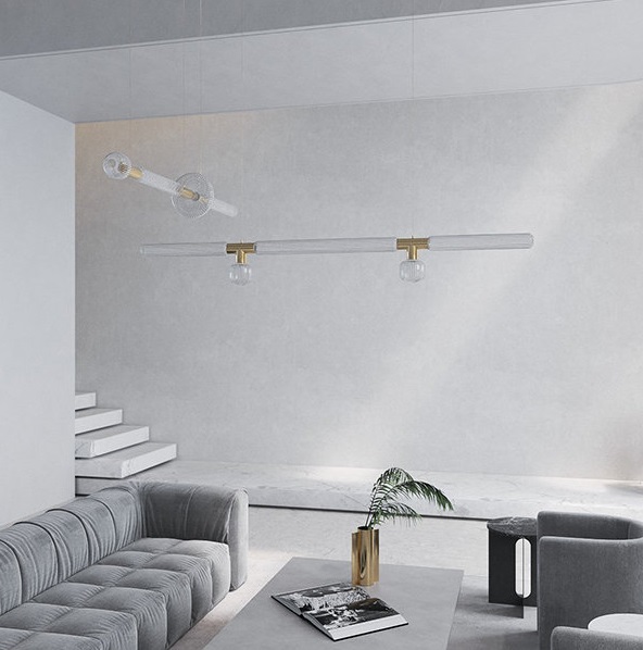 Светильник DZN-13139 БРОНЗА ` D1060*210/H1200/6/LED/18W/4000K VUOKSA