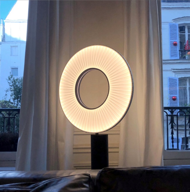 Светильник ElegantLight DZN-13147 БЕЛЫЙ ` D400/H500/1/LED/16W/2800-6500K IRIS BY FABRICE BERRU