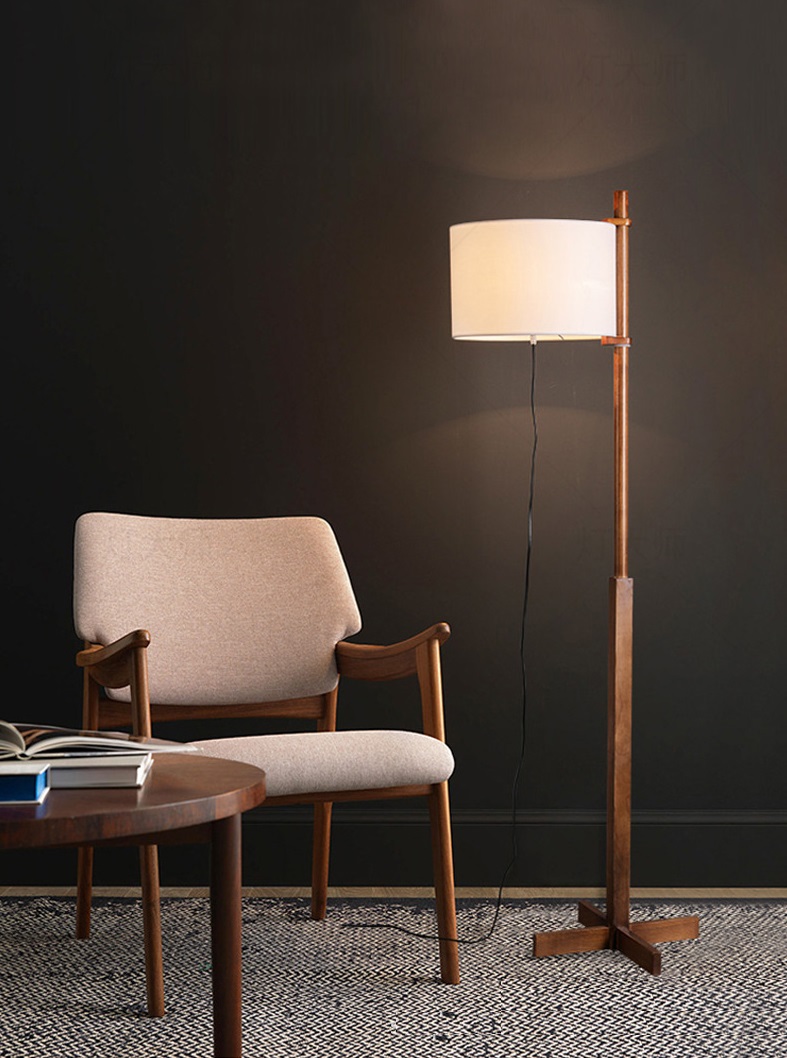 Светильник DZN-50679 ТЕМНОЕ ДЕРЕВО H1650/1/E27/40W дерево 24-08