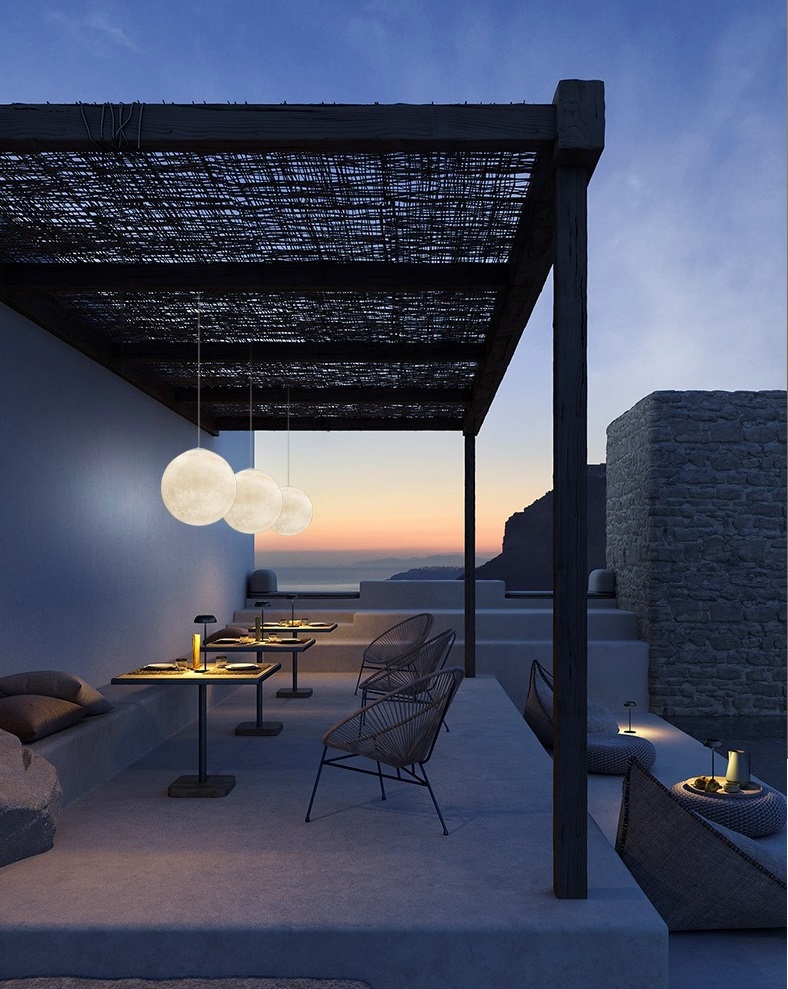 Светильник DZN-45101 БЕЛЫЙ АКРИЛ ` D300/H1200/1/E27/15W MOON-LAMP