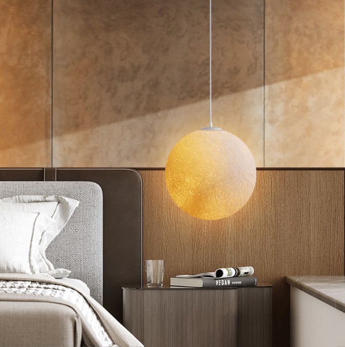 Светильник DZN-45101 БЕЛЫЙ АКРИЛ ` D300/H1200/1/E27/15W MOON-LAMP