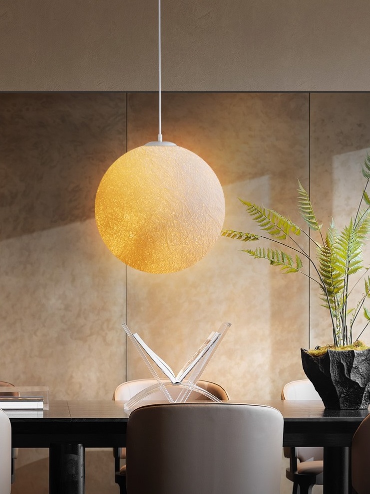 Светильник DZN-45101 БЕЛЫЙ АКРИЛ ` D300/H1200/1/E27/15W MOON-LAMP