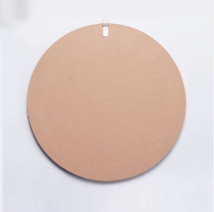 Зеркало декоративное из соломенной веревки круглое D380(200)/H30 SPF-13194