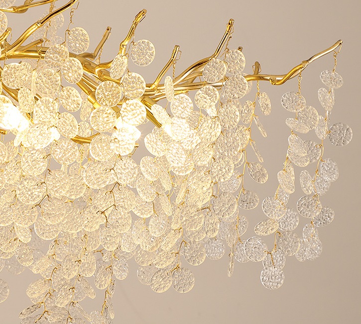 Светильник DZN-34946 ЗОЛОТО ` D800*450/H1200/12/G9/40W COINS