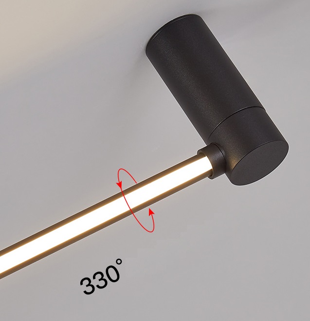 Светильник DZN-8494 ЧЕРНЫЙ ` D1500/H140/1/LED/30W/4000K PARALLEL