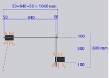 Светильник DZN-46076 ЧЕРНЫЙ ` D1200*600/120/2/LED/16W/4000K