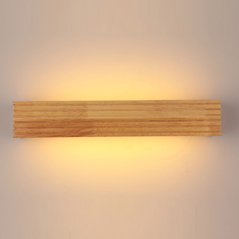 Светильник настенный ElegantLight DZN-11292 WOOD ` D450*80/H80/1/LED/8W/2800K светлое дерево PASTIME