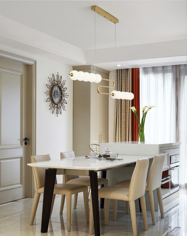 Светильник подвесной ElegantLight DZN-11298 БРОНЗА ` D1200*300/H1500/10/LED/30W/4500K N-LACEE