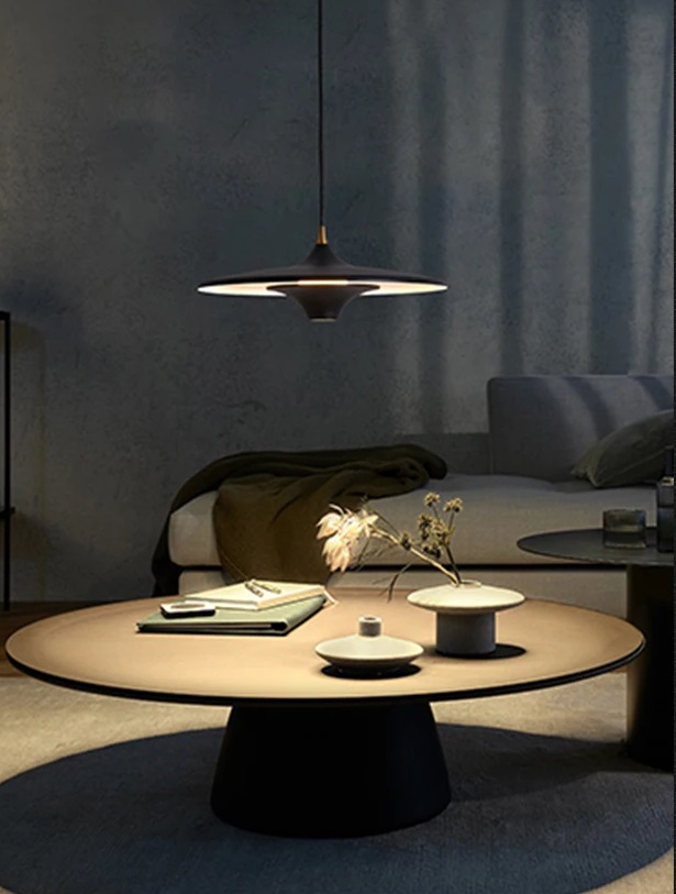 Светильник подвесной DZN-11340 ЧЕРНЫЙ ` D350/H1500/1/LED/12W/4500K SOMBRERO