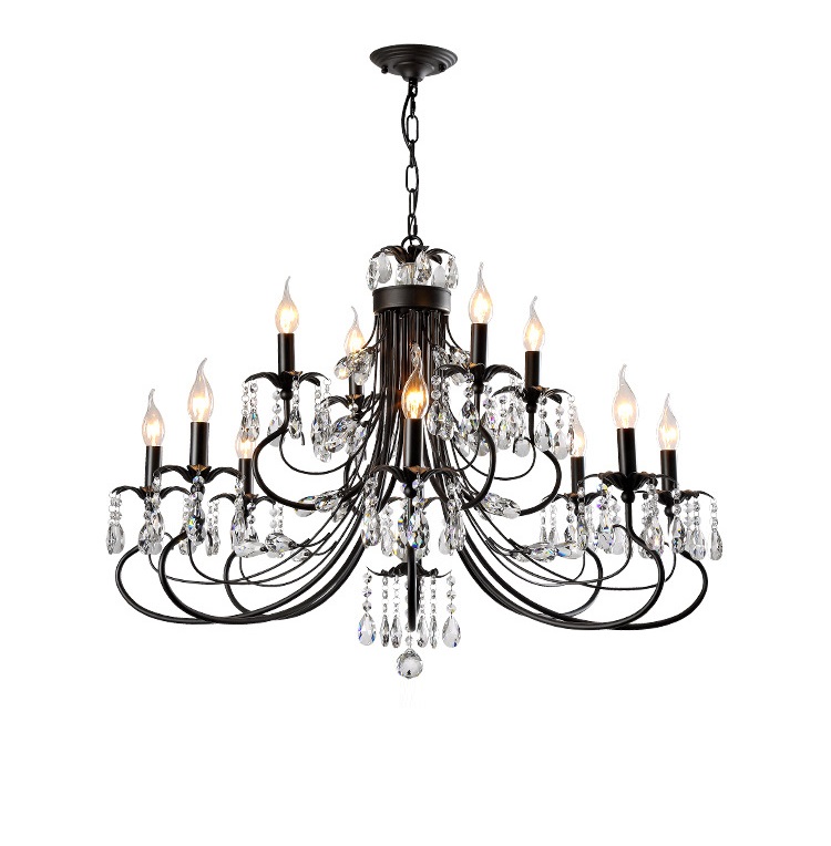 Светильник DZN-13312 ЧЕРНЫЙ ` D950/H650+1000/12/E14/40W RIALTO