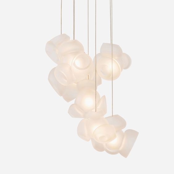 Светильник DZN-13315 БЕЛЫЙ ` D200/H1500/1/G9/10W BOCCI