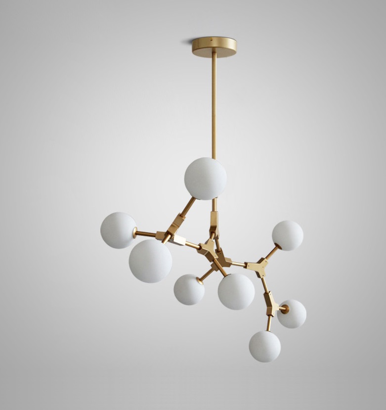 Светильник DZN-5299 БРОНЗА ` D1120*300/H1010/8/G9/40W плафон 90мм