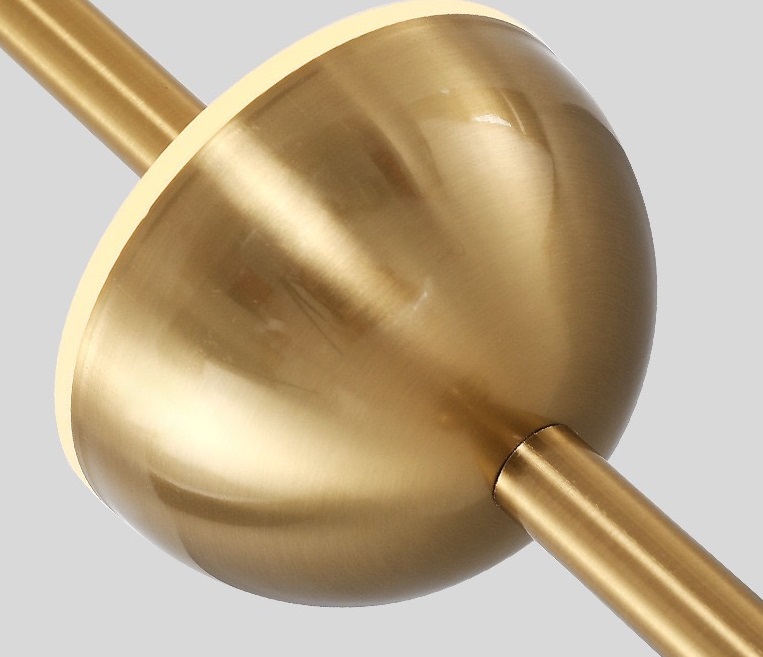 Светильник DZN-65045 БЕЛЫЙ + ЗОЛОТО ` D400/H700/2/LED/6W/4500K ENVOLEE