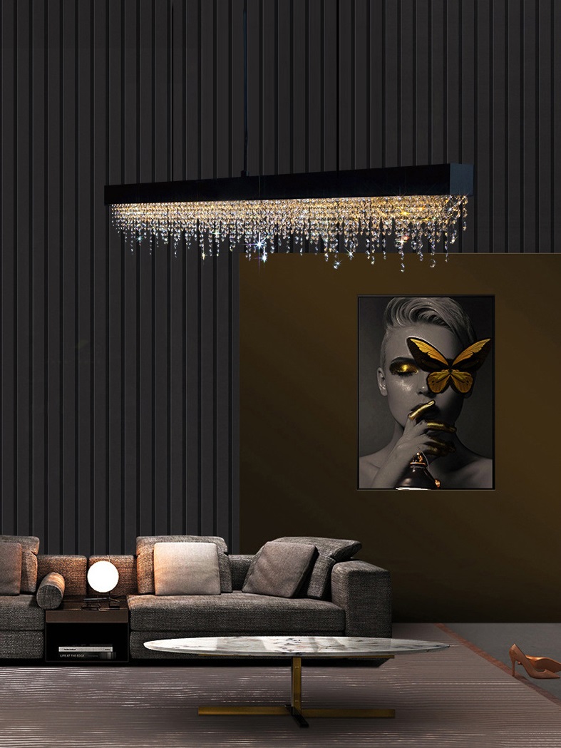 Светильник DZN-11353 ЧЕРНЫЙ ` D1200*80/H400+1200/1/LED/30W/4500K