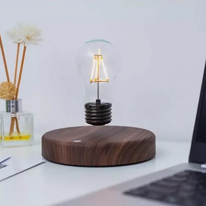 Светильник DZN-11371 МАТ.РОМ+ПРОЗРАЧНЫЙ ` D150/H150/1/LED/6W/2800-4500-6500K с магнитной левитацией