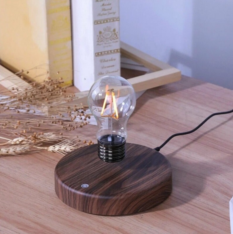 Светильник DZN-11371 МАТ.РОМ+ПРОЗРАЧНЫЙ ` D150/H150/1/LED/6W/2800-4500-6500K с магнитной левитацией