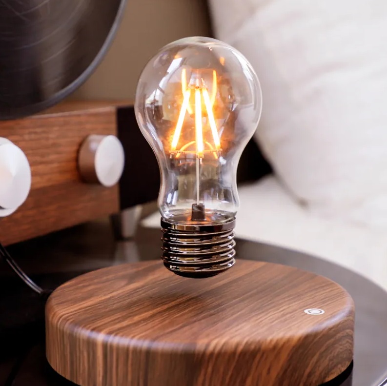 Светильник DZN-11371 МАТ.РОМ+ПРОЗРАЧНЫЙ ` D150/H150/1/LED/6W/2800-4500-6500K с магнитной левитацией