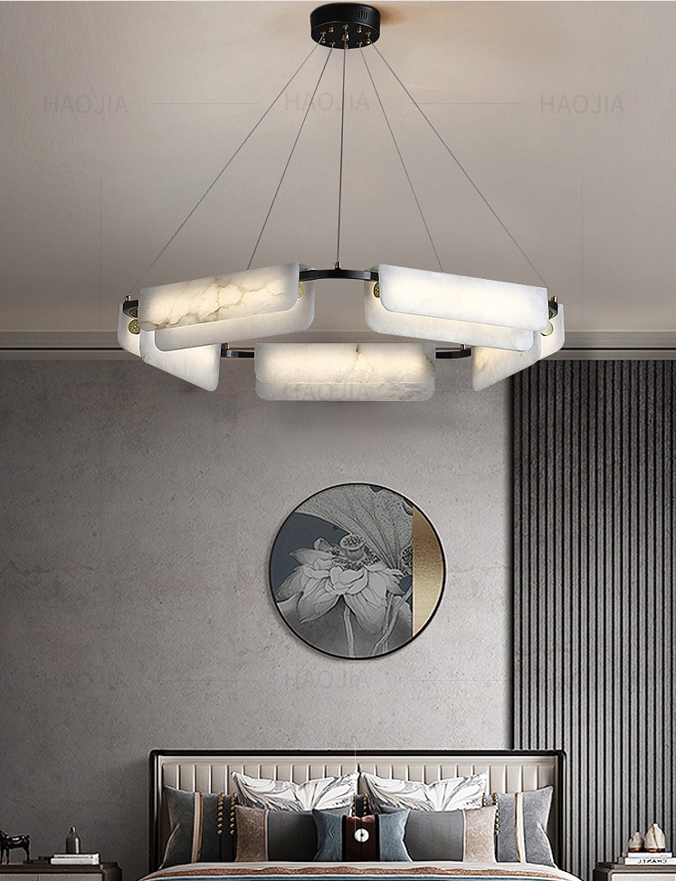 Светильник DZN-11377 БЕЛЫЙ МРАМОР ` D900/H1500/1/LED/68W/4000K UNIVERSE