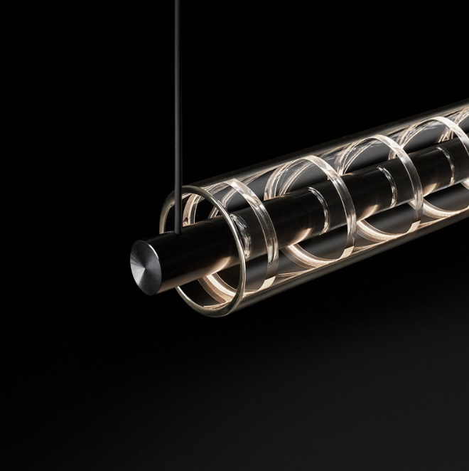 Светильник DZN-50690 ЧЕРНЫЙ ` D1380*60/H1500/1/LED/3000K VSST 24-08