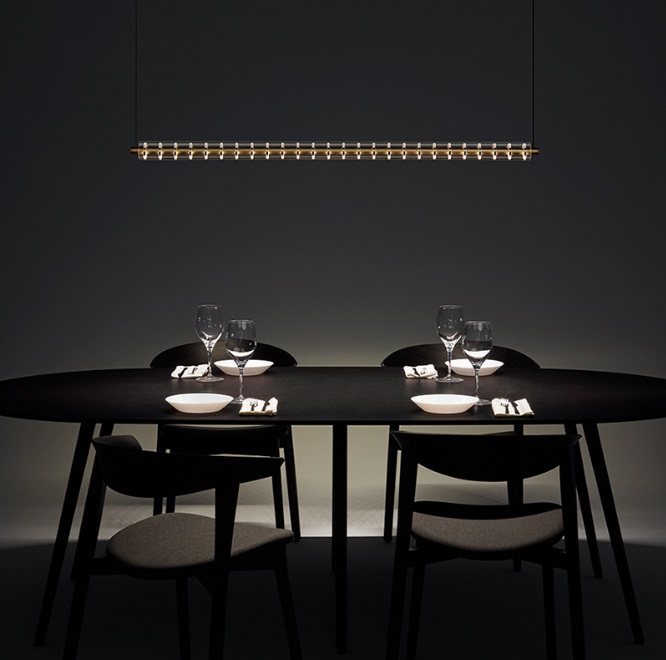 Светильник DZN-50690 ЧЕРНЫЙ ` D1380*60/H1500/1/LED/3000K VSST 24-08