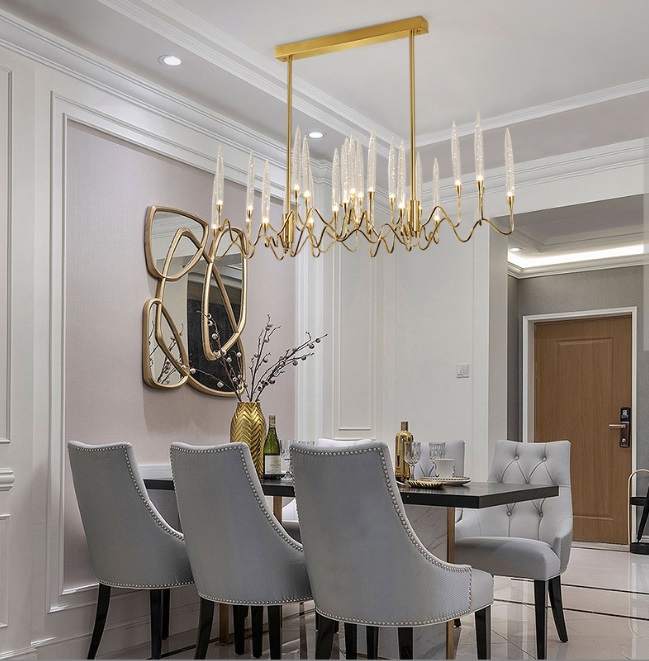 Светильник DZN-47126 ЗОЛОТО ` D1200/H420/24/LED/48W/4000K CANDLELIGHT