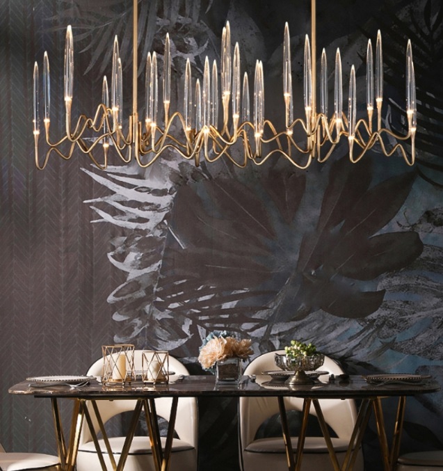 Светильник DZN-47126 ЗОЛОТО ` D1200/H420/24/LED/48W/4000K CANDLELIGHT