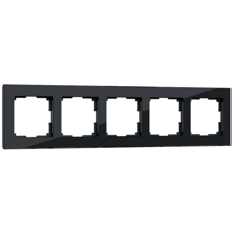 WERKEL Favorit WL01-Frame-05 / Рамка на 5 постов (черный) a031801 W0051108 a051437