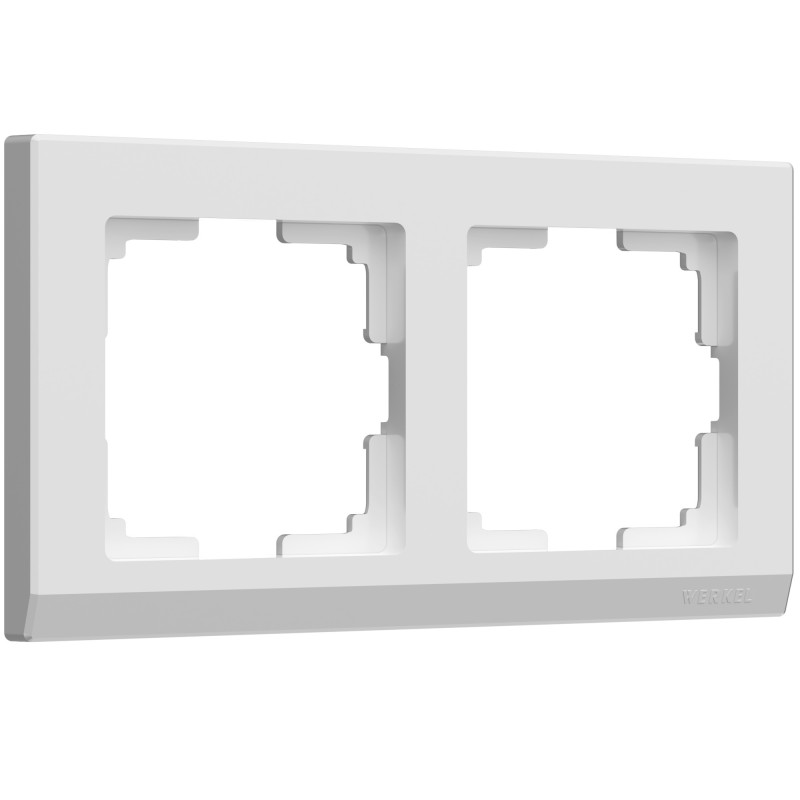 WERKEL Stark WL04-Frame-02-white / Рамка на 2 поста (белый) a028922 W0021801